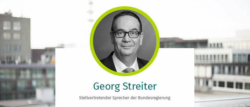 Stellvertretender Regierungssprecher Georg Streiter