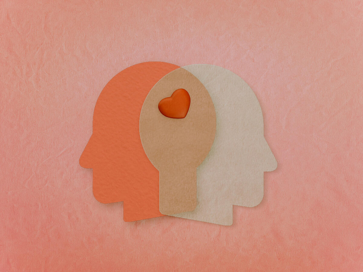 Empathie konzeptionelles Papier Bild in pink © Carol Yepes / Getty Images
