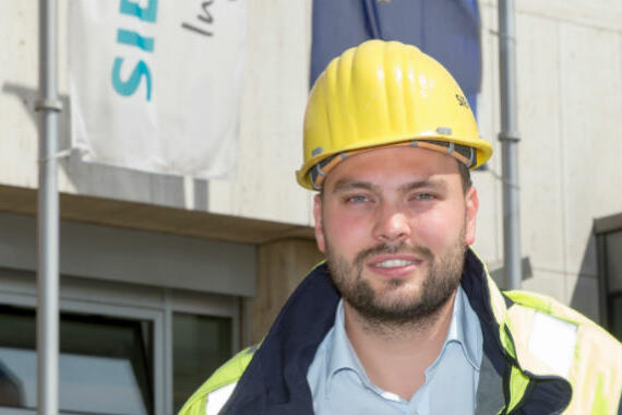 Stephan Müller überstand das Auswahlverfahren bei Siemens erfolgreich