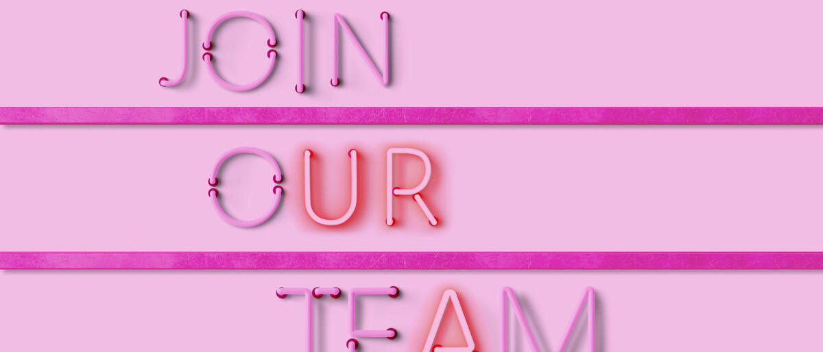 "Join our team" text in Neonlicht © Carol Yepes / Getty Images
