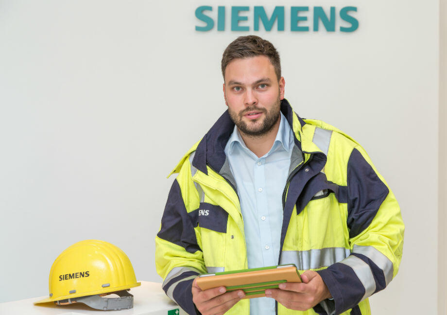 Stephan Müller überstand das Auswahlverfahren bei Siemens erfolgreich