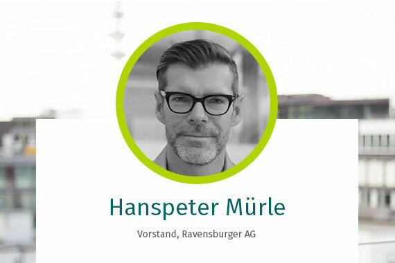 Hanspeter Mürle Vorstand Ravensburger AG