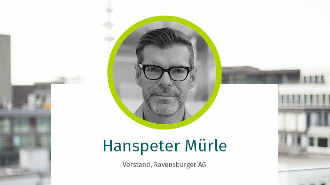 Hanspeter Mürle Vorstand Ravensburger AG